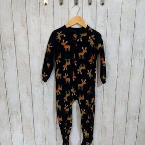 Carter's 3T Boys Fleece Footie Pajamas